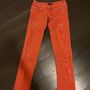 Burnt Orange Jeans